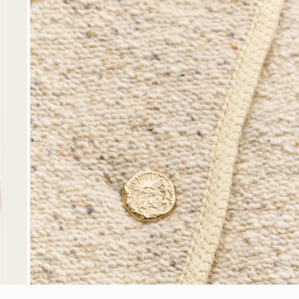 NWT ba&sh Ecru Textured Jacket - Picture 3 of 7